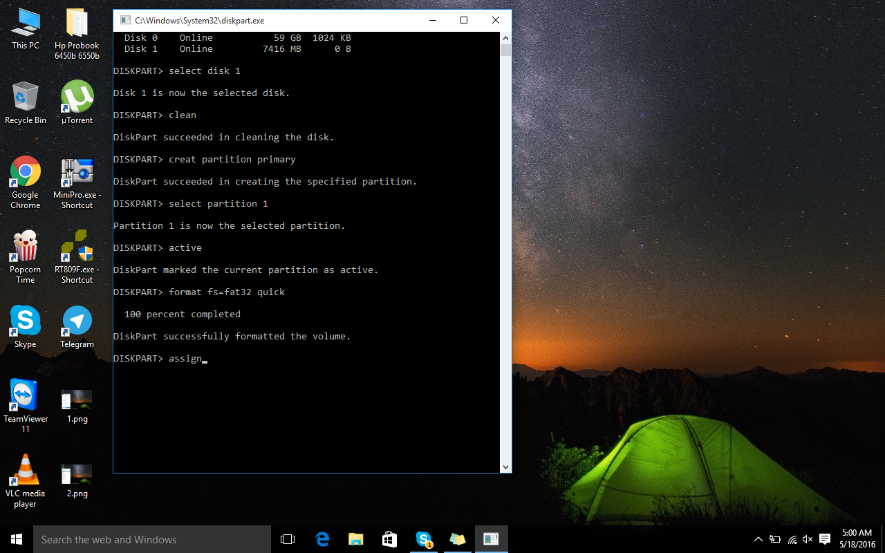 Make Windows USB Without Software