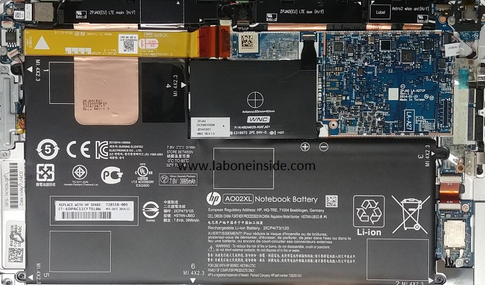 Tablette HP Elitepad 1000 G2 - Pour Pièces Ou Réparation (batterie HS, Sans OS)