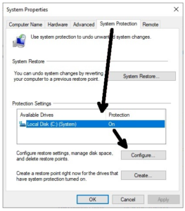 Create System Restore Point - pic1
