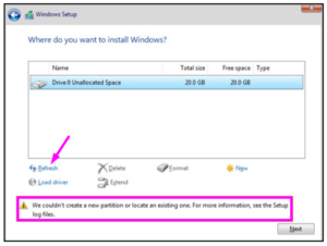 Fix We Couldn’t Create A New Partition Error On Windows - pic1