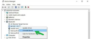 Can’t Remove Bluetooth Device In Windows 10 Issue - pic1