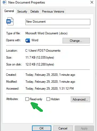 Fix Can’t Edit Word Document Issue - pic1
