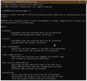 How To Use MBR2GPT Tool On Windows 10 - pic1