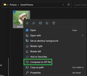 How To Compress File On Windows 11 - pic1