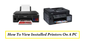 How To View Installed Printers On A PC