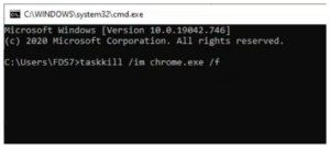 How To Fix Unable To Terminate The Process Error - pic1