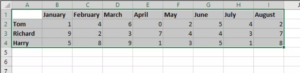 How to Convert a Row to a Column in Excel - pic1