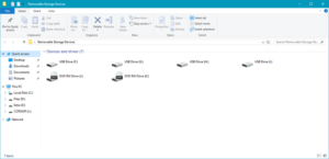 Delete The Removable Storage Devices Folder On Desktop