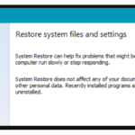 How To Restore Windows 10 To A Restore Point