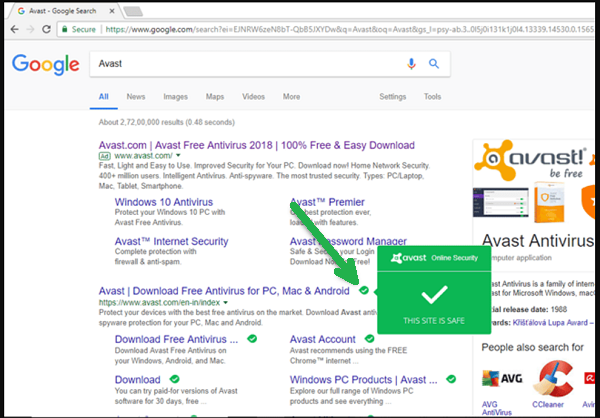 Uninstall Avast Online Security Plugin From Chrome - pic1