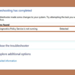 Diagnostic Policy Service Is Not Running Error