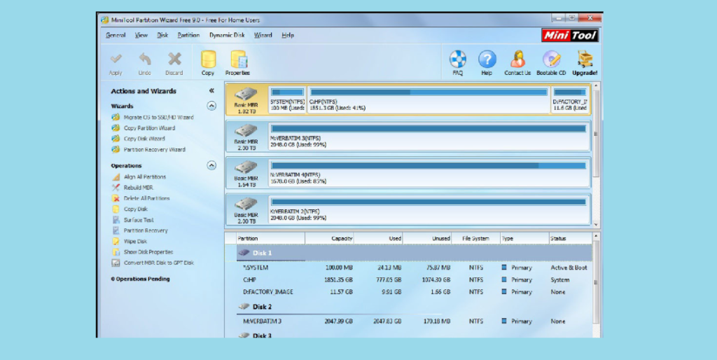 Features Of MiniTool Partition Wizard - pic1