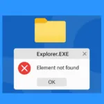 How to Fix Explorer.Exe Element Not Found