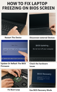 How To Fix Laptop Freezing on BIOS Screen - Diagram