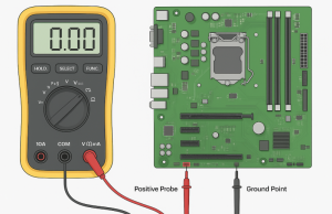 How To Use Multimeter For Motherboard Repair - Diagram