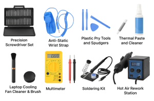 Laptop Repair Tools Every Technician Should Own - diagram