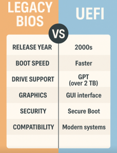 Legacy vs UEFI for Gaming Performance - Comparison