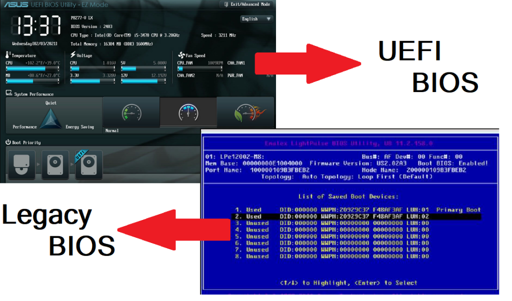 UEFI vs Legacy BIOS for SSD - pic1