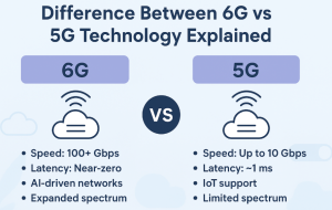 Difference Between 6G vs 5G Technology Explained - diagram