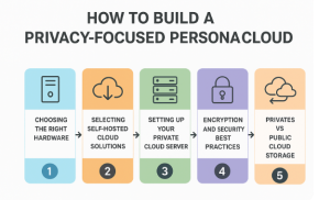 How to Build a Privacy-Focused Personal Cloud - infographic