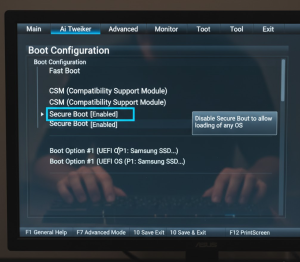 How To Diable Secure Boot For Legacy Device - pic2
