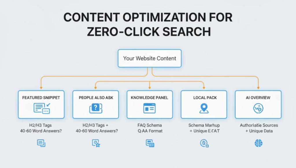 Zero-Click Search Optimization - diagram