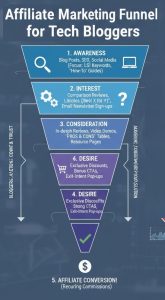 Affiliate Marketing for Tech Blogger - Infographic