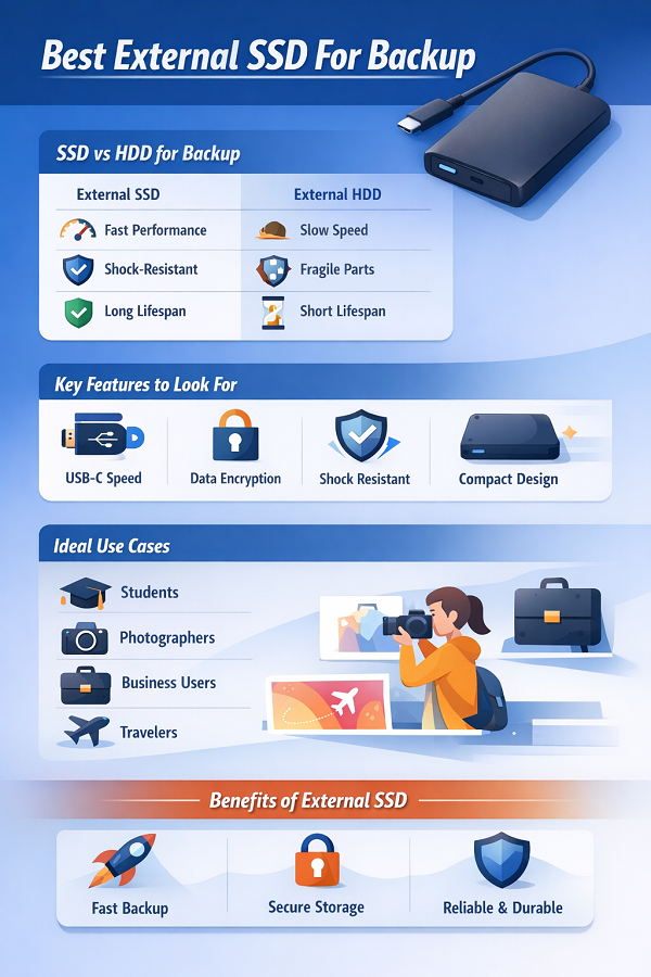 Best External SSD For Backup - infographic