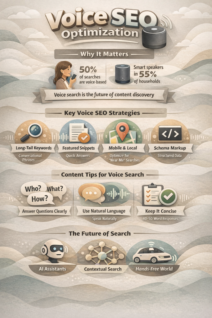 How to Optimize Voice Search for Your Blog Content - infographic