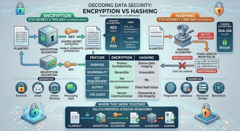 Difference Between Encryption And Hashing | Lab-One