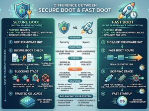 Difference Between Secure Boot and Fast Boot - diagram