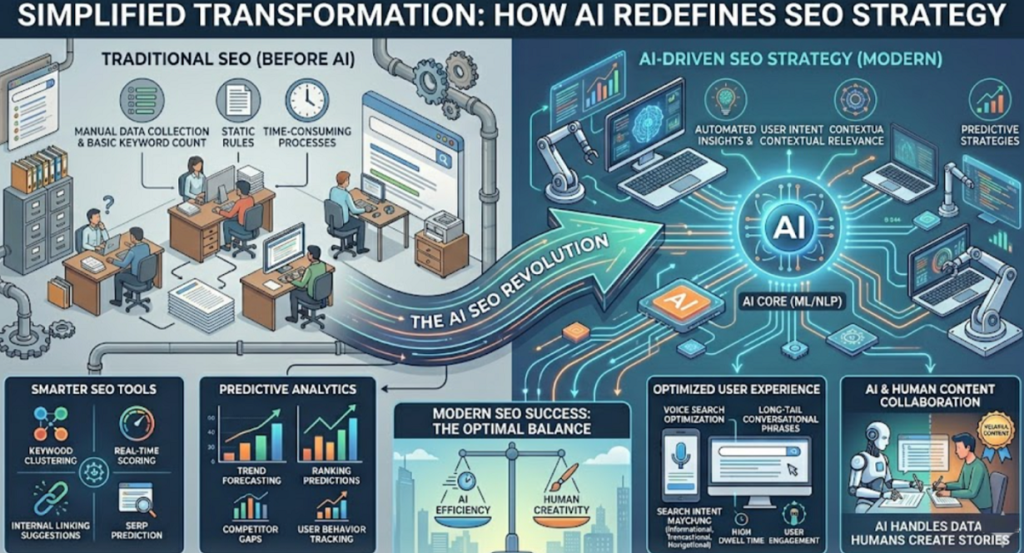 How AI Is Changing SEO Strategy - infographic