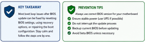 How To Fix Boot Loop After BIOS Update - prevention