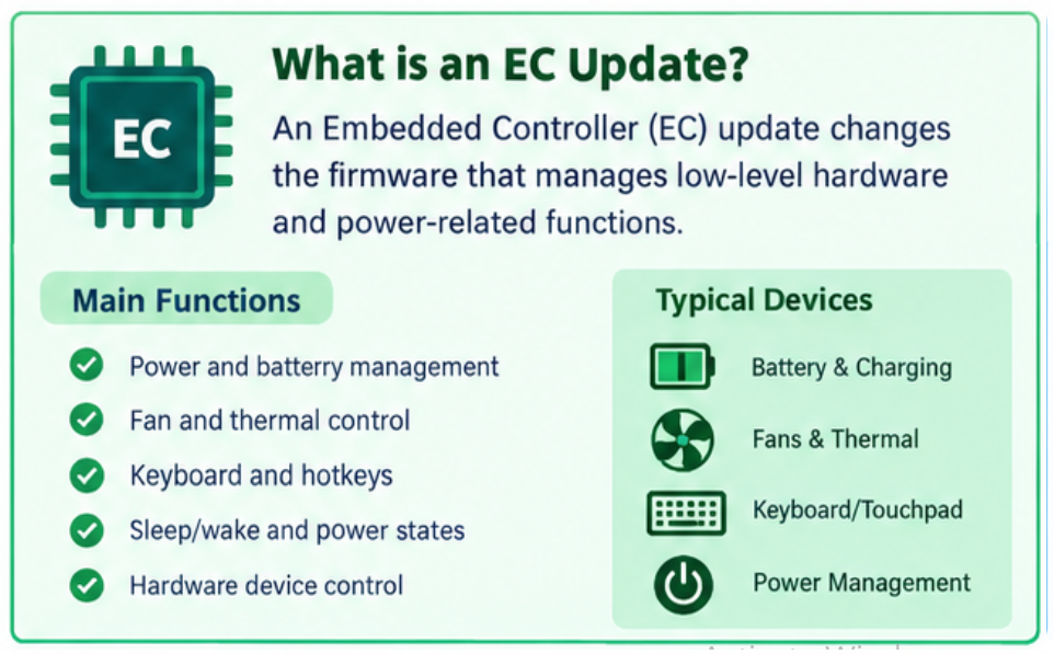 Difference Between BIOS Update vs EC Update - EC Update