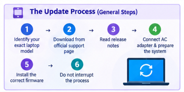 Difference Between BIOS Update vs EC Update - Update process