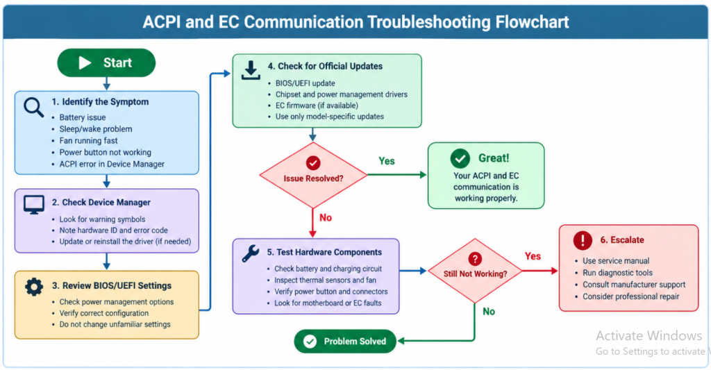 Understanding ACPI and EC Communication - flowchart